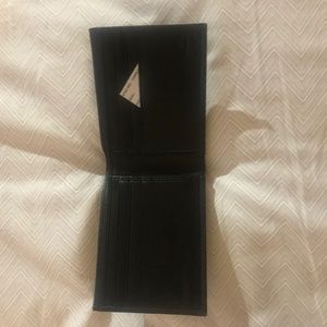Black Men's Bi-Fold Wallet